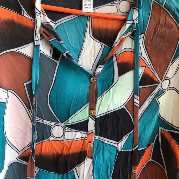 diane von furstenberg silk blouse - Picture 4 of 5